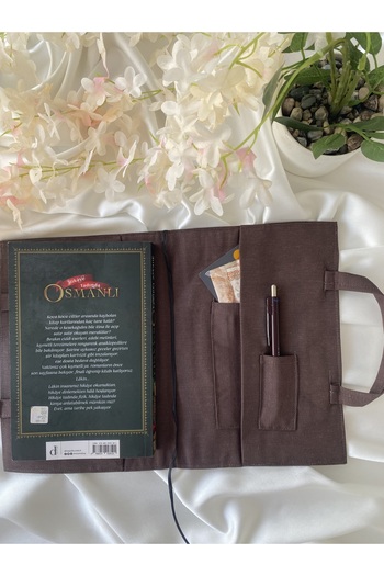 DUTTDİKİM Girl Watering the Plants Patterned Book Bag 17X24 cm |   Water Repellent Fabric, Dtf Printed, Handmade