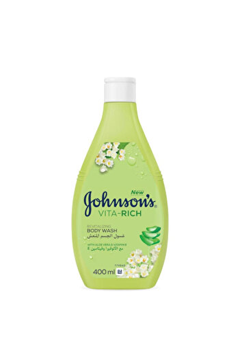 Johnson Johnson's Body Wash 400ml Vita-Rich with Aloe Vera and Vitamin E