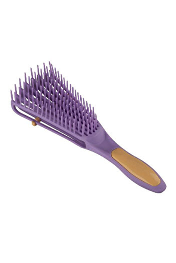 DOMPEL Dumbbell hair brush for styling curly hair, purple