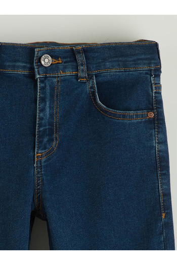 LC Waikiki Lcw Boys' Elastic Waist Adjustable Jean Pants