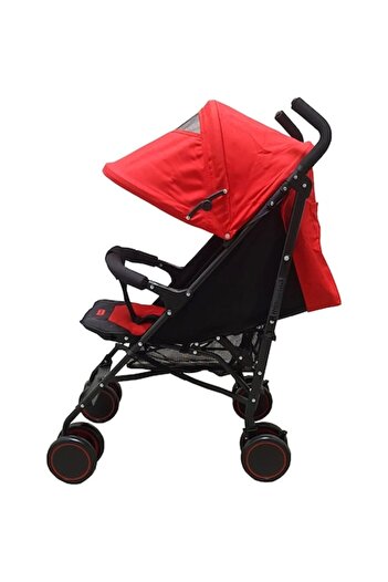 Baby Care ™ PRO 803B Umbrella Stroller - Adjustable Recline, Foldable, Red