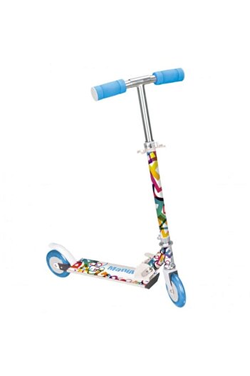 NOVOKIDS Children's Scooter with Silicone Wheels NOVOKIDS™ Mania, 2 Wheels, Foldable, Adjustable Handlebar,