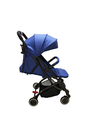 Baby Care Pro Cărucior A8 2 în 1, convertibil în cărucior, spătar reglabil, albastru