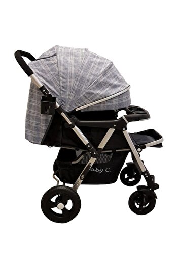 Baby Care PRO 511 - Reversible Handle Stroller 2 in 1