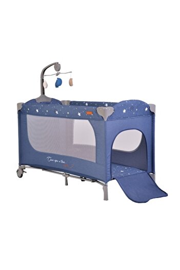 NOVOKIDS Pătuț pliabil transformabil pentru bebeluși NOVOKIDS™ Onceuponatime NEST, 62X125 cm, 2 niveluri, muzical