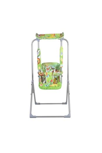 NOVOKIDS Jungle Garden Swing for Kids and Babies, Indoor and Outdoor, Metal Frame, Adjustable Seat,
