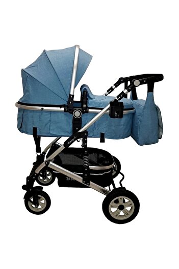 Baby Care Cărucior PRO 531 3 în 1 cu accesorii, albastru