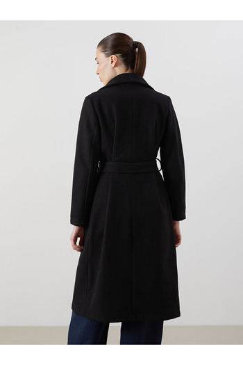 LC Waikiki Lcwaikiki Women's Jacket Collar Cashmere Coat