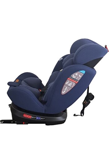 NOVOKIDS Scaun Auto cu Isofix Safety Seat 7000, Cu rotire 360 ​​grade, 0-36 kg, Tetiera reglabila, Alb