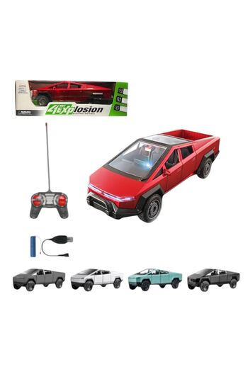 JML Electric Car 27x9cm with Remote Control, Rechargeable Battery and LED Lights, Different Colors