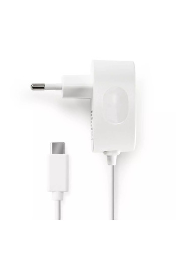 Nedis Power adapter - USB Type C 3A fixed cable white