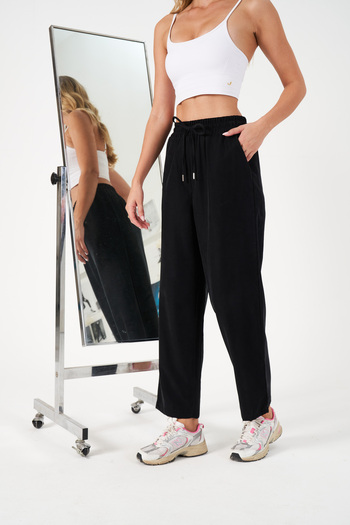 MİA NOURA Women's Suede Fabric Pants