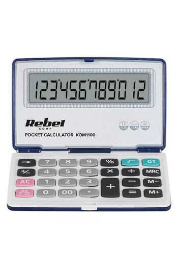 Rebel 12-digit pocket calculator PC-50