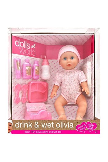 Generic Drink & Wet Olivia 38Cm (15In) Deluxe Doll