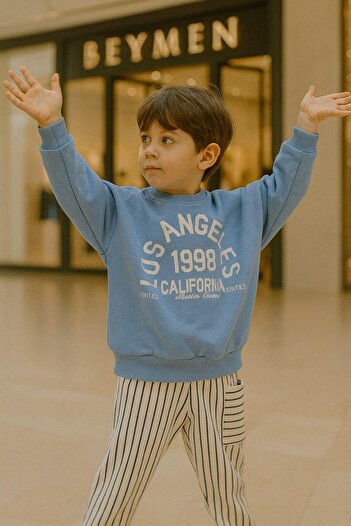 KOKOŞ BEBEK Stylish Boy's Top and Bottom Set - Age 3/10 - 31509
