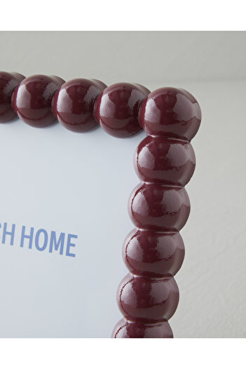 English Home Bubble Frame 13X18 cm Burgundy