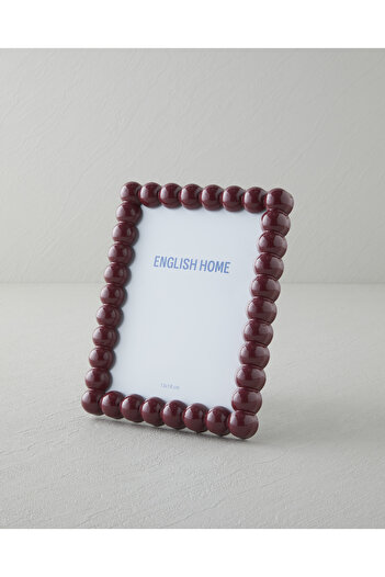 English Home Bubble Frame 13X18 cm Burgundy
