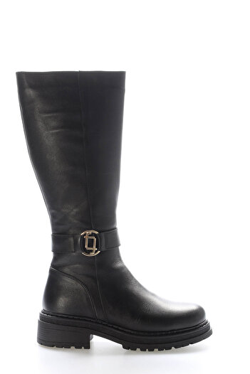 FAST STEP Genuine Leather and Fur Women's Classic Boots 257Kza632