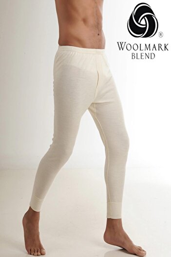 Hasyün Men's 75% Wool Long Johns Underwear 101E - 1 Piece