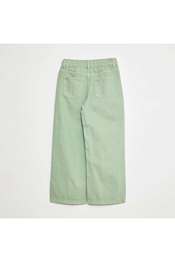 KIABI Wide-leg trousers GREEN