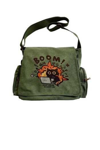 Toum Boom Printed Unisex Messenger Bag