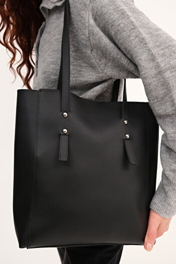 Addax Faux Leather Hand and Shoulder Bag Ç2157