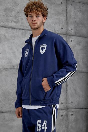 NOMARC Blue 64 Printed Oversize Tracksuit Set