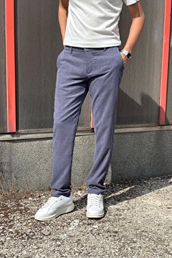 inpool Men'S, Elastic Waistband, Woven Velvet, Regular-Fit, Old Money Culture, Pants 305