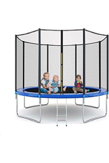Selgot Children's trampoline with protective net, 252 cm, 120 kg