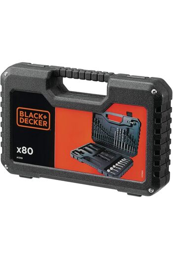 Black&Decker BLACK+DECKER A7219-XJ Drilling and Screw Driving Set (80-Piece)