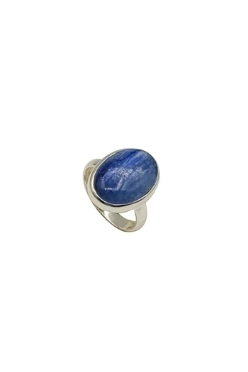 Eylül silver Tennis ring in rhodium-plated silver with white baguette-shaped zirconia