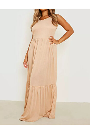 BOOHOO Boohoo maxi dress, beige