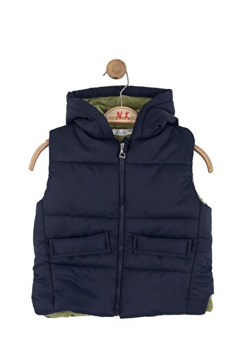 nk kids Чоловічий дитячий жилет з наповнювачем, синій 49606