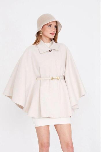QBZ BELTED BOWL PONCHO