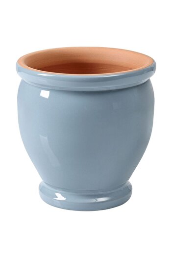 hobiurun Seramik saksı, mavi, 12 cm