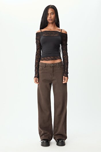 Stradivarius Wide-leg jeans