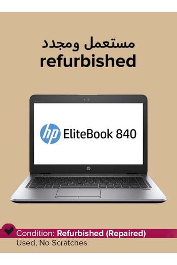HP Refurbished - Elitebook 840 G3 Laptop With 14-Inch Display, Intel Core i7 Processor/6th Gen/8GB R