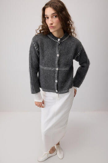 Touché Privé Shardonlu Contrast Cardigan