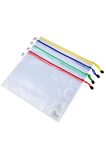 M&G Ziplock plastic bags, 230 x 120mm, various colors,