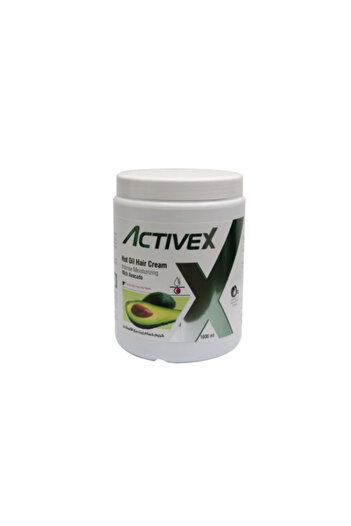 Activex كريم الشعر بالزيت الساخن مع الأفوكادو، ترطيب مكثف، 1000 مل