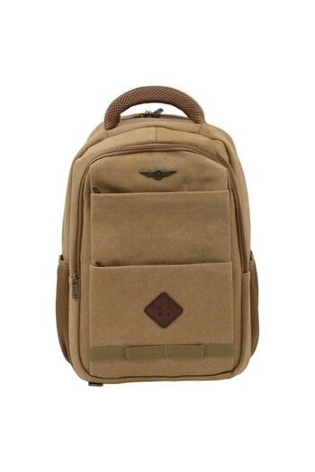 OEM Multifunctional Backpack, Textile Material Type M23301, 45X32X17cm, Beige