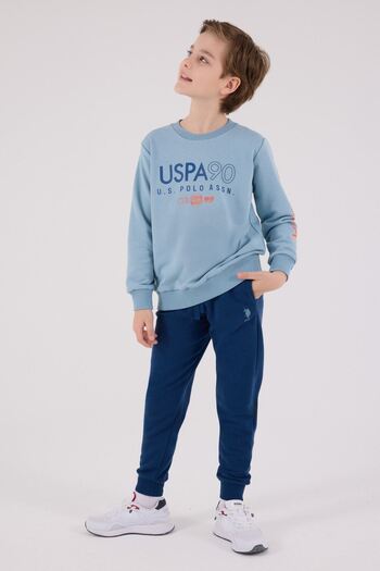 U.S. Polo Assn. 4-15 Years Old Licensed Us Polo Assn Boys Team-Blue