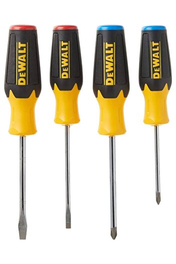 Dewalt 4-Piece Screwdriver Set Multicolor