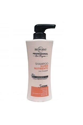 BIOPOINT Professional Shampoo for dry and brittle hair Super Nutriente, 390 ml