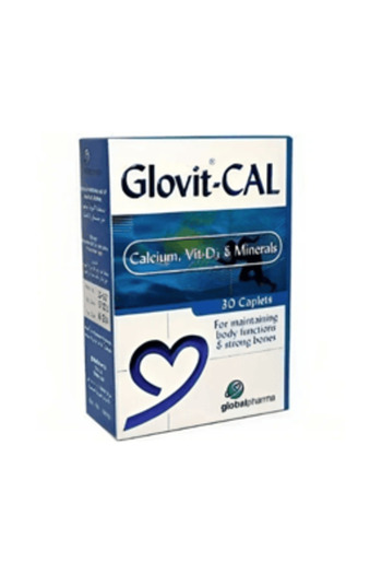 globalpharma Glovit Calcium & Vitamin D 3 30 Capsules
