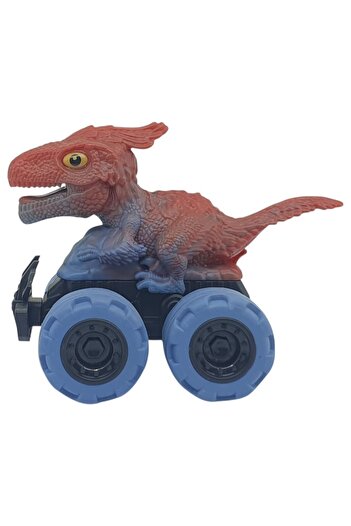 Birlik Oyuncak Friction Dinosaur Cars 12 cm - H-20 - Red