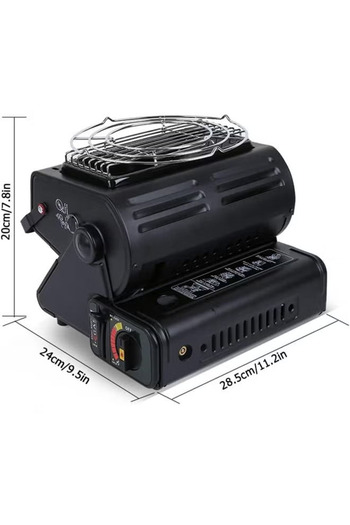 Cady One Portable multi-function gas stove and heater for camping and travel