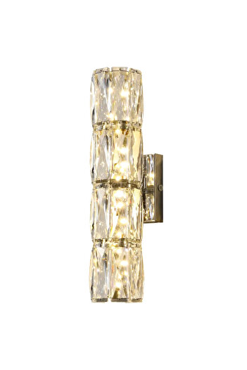 OEM Vertical wall lamp with luxurious design, warm LED lighting, for an elegant bedroom or living room