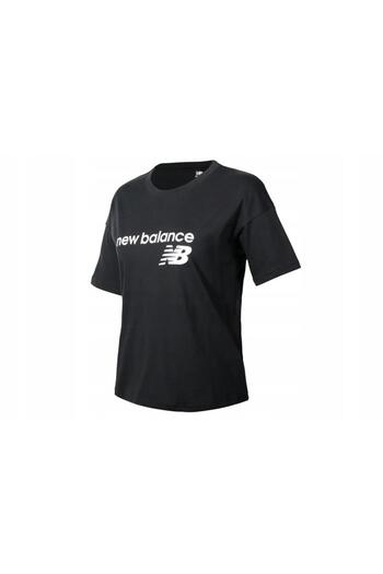 New Balance Women's Classic Black Cotton T-Shirt XS - WT03805BK