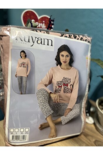 Rüyam Women's Long Sleeve Pajama Set Patterned